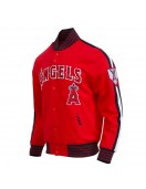 LA Angels Red Game Day Current Logo Jacket