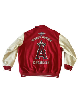 LA Angels World Series Champion 2002 Varsity Jacket