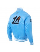 LA Clippers 2024/25 City Edition Chenille Blue Satin Jacket