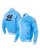 LA Clippers 2024/25 City Edition Chenille Blue Satin Jacket