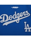 LA Dodgers Game Day Classics Royal Varsity Wool/Leather Jacket