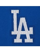 LA Dodgers Game Day Classics Royal Varsity Wool/Leather Jacket