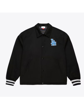 LA Dodgers Oversweep Black Varsity Wool Jacket