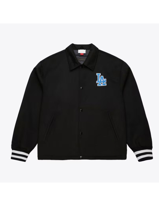 LA Dodgers Oversweep Black Varsity Wool Jacket