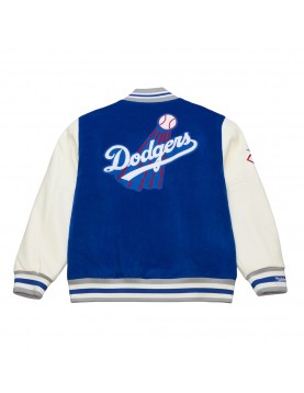 LA Dodgers Royal Off Day Cooperstown Varsity Jacket