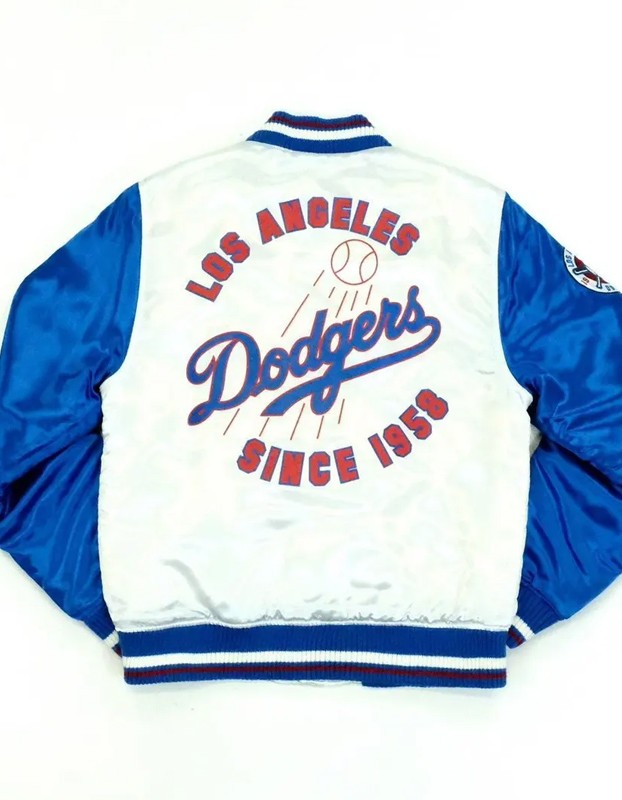 LA Dodgers White and Blue Jacket