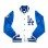  LA Dodgers White and Blue Jacket