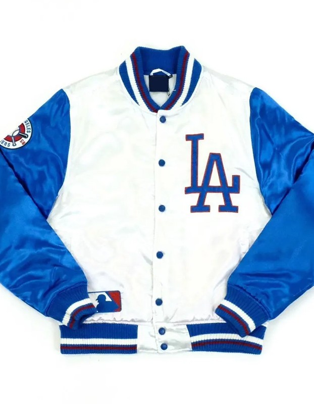 LA Dodgers White and Blue Jacket