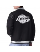 LA Lakers Clutch Hitter Black Varsity Jacket