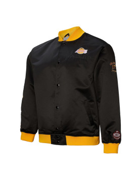  LA Lakers OG 3.0 Lightweight Black Satin Jacket