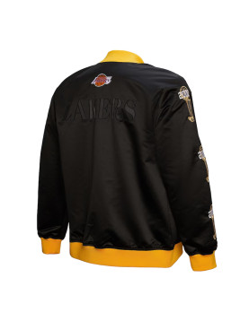  LA Lakers OG 3.0 Lightweight Black Satin Jacket