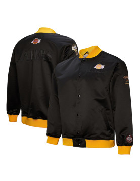  LA Lakers OG 3.0 Lightweight Black Satin Jacket