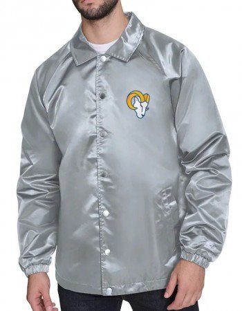  LA Rams Retro Logo Coaches Jacket