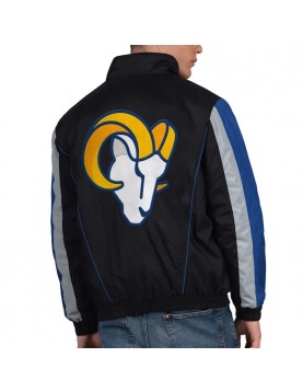 LA Rams Thursday Night Gridiron Half-Zip Jacket