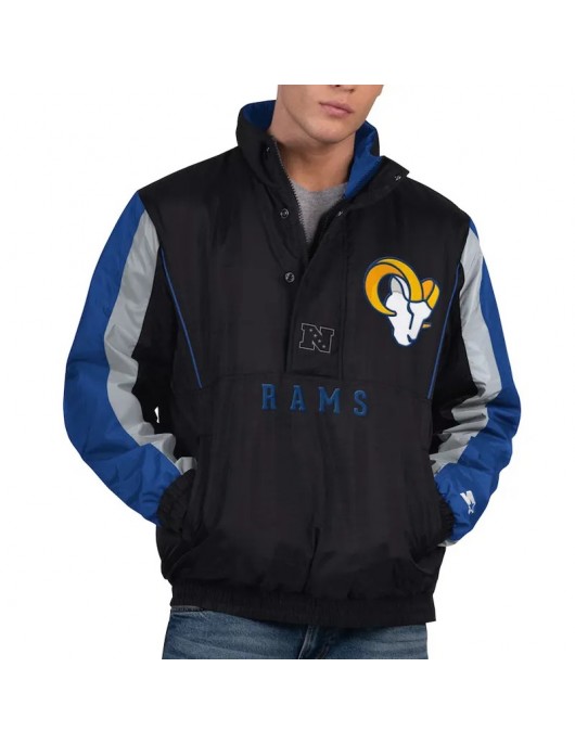 LA Rams Thursday Night Gridiron Half-Zip Jacket LA Rams Thursday Night Gridiron Half-Zip Jacket
