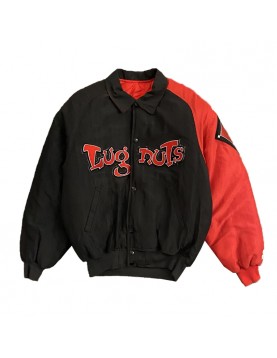 Lansing Lugnuts 1990s Black and Orange Jacket