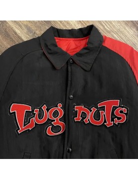 Lansing Lugnuts 1990s Black and Orange Jacket