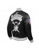 Las Vegas Raiders Best of Classic Rib Satin Jacket Las Vegas Raiders Best of Classic Rib Satin Jacket