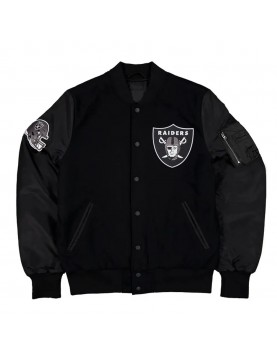 Las Vegas Raiders MA-1 Historic Varsity Jacket