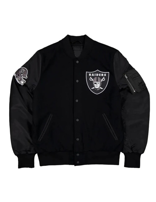 Las Vegas Raiders MA-1 Historic Varsity Jacket