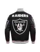 Las Vegas Raiders Mashup Classic Rib Varsity Jacket