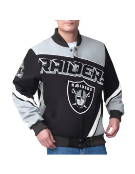 Las Vegas Raiders Maximum Racing Black Jacket