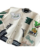 Lebron James White Varsity Jacket