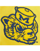 Letterman University Of Michigan Heavyweight Yellow Jacket