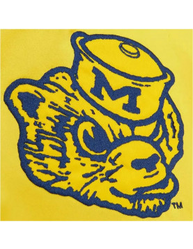 Letterman University Of Michigan Heavyweight Yellow Jacket