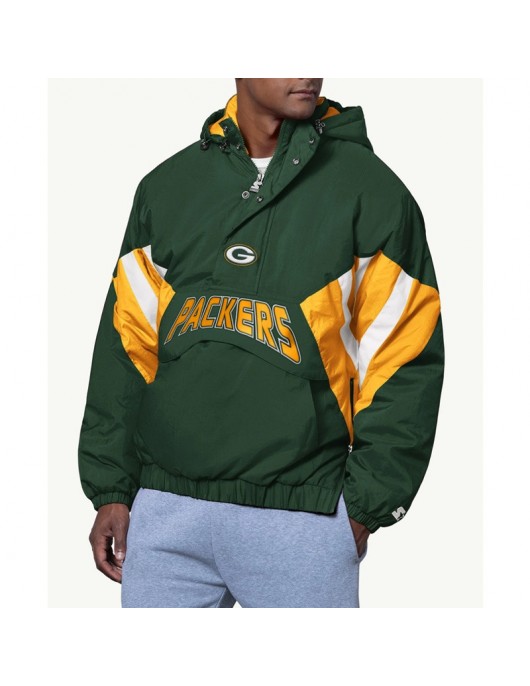 Line Up Breakaway Green Bay Packers Pullover Jacket