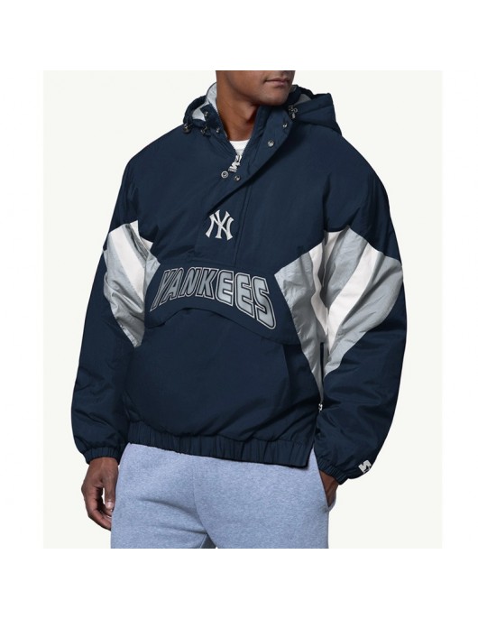 Line Up Breakaway New York Yankees Pullover Jacket Line Up Breakaway New York Yankees Pullover Jacket