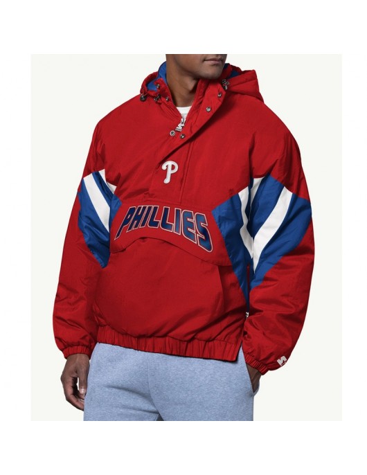 Line Up Breakaway Philadelphia Phillies Pullover Jacket Line Up Breakaway Philadelphia Phillies Pullover Jacket