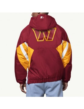 Line Up Breakaway Washington Commanders Pullover Jacket