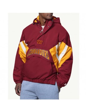 Line Up Breakaway Washington Commanders Pullover Jacket