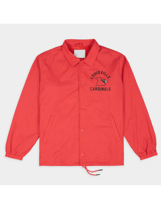 Louisville Cardinals Red Rage Retro Coaches Jacket