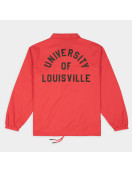 Louisville Cardinals Red Rage Retro Coaches Jacket