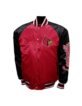 Louisville Cardinals The Game Red Satin Jacket