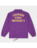 LSU Tigers Roaring Logo Retro Coaches Jacket