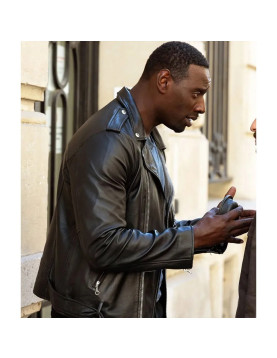 Lupin Season 3 Omar Sy Leather Jacket