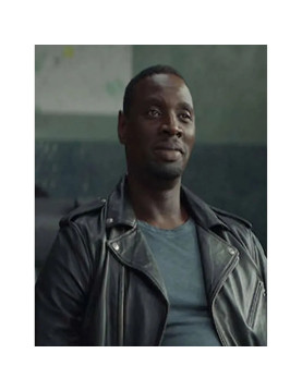 Lupin Season 3 Omar Sy Leather Jacket