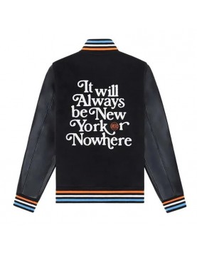 Mariska Hargitay New York Knicks Nowhere Varsity Jacket