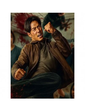 Mark Prin Suparat Ziam Singh Brown Suede Leather Jacket