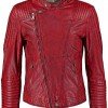 Mens Sheepskin Leather Cafe Racer Biker Jacket Maroon Mens Sheepskin Leather Cafe Racer Biker Jacket Maroon