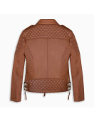 Mary Fitzgerald Bonnet Selling Sunset Leather Jacket