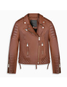 Mary Fitzgerald Bonnet Selling Sunset Leather Jacket