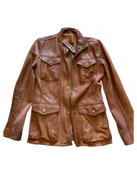 Mary Winchester Motorcycle Leather Jacket – Supernatural Style
