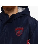 Melbourne Demons Stadium Navy and Red Hooded Jacket