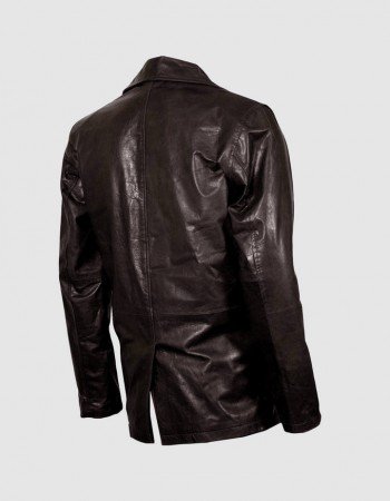 Men's Beautiful Brown Leather Blazer Men's Beautiful Brown Leather Blazer