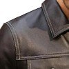 Men's Brown Leather Shirt Men's Brown Leather Shirt