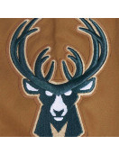Men's Milwaukee Bucks Brown Paint The City Full-Zip Jacket